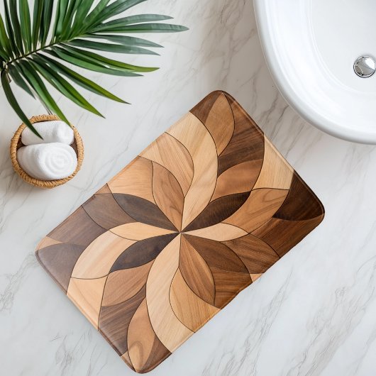 imitatiehouten Tegel Badmat