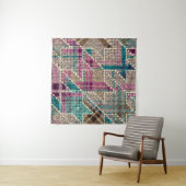 Imitation of indian patchwork pattern with texture wandkleed (In Situ (horizontaal))