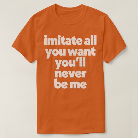 Imitators AntiHaters Ontwerp FadedStyle Typografie T-shirt (Design voorkant)