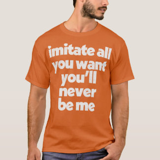 Imitators AntiHaters Ontwerp FadedStyle Typografie T-shirt