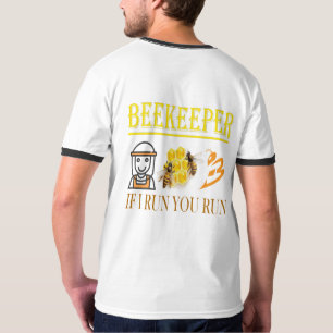 Imker – Als ik ren, ren jij – Bij – Imkeren T-shirt