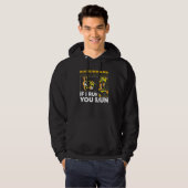 Imker Als ik ren ren jij ook Bee 2 Hoodie (Voorkant volledig)