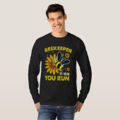 Imker Als Ik Ren Ren Jij T-shirt (Voorkant volledig)