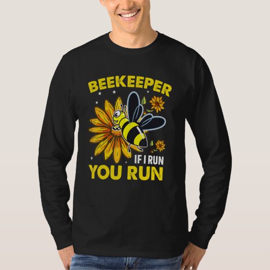 Imker Als Ik Ren Ren Jij T-shirt (Voorkant)