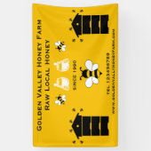 Imker Bijenhouderij Spandoek (Verticaal)