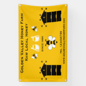 Imker Bijenhouderij Spandoek (Verticaal)