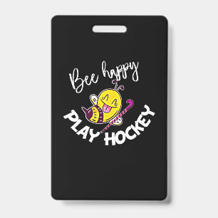 Imker Cadeau   Bij Gelukkig Speel Hockey Badge