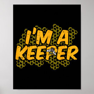 Imker Funny Beekeeping Grap Humor Honing Aarist Ca Poster