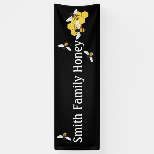 imker honing verkoop banner (Verticaal)