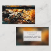 imker honing verkoper bijenring Kaart Visitekaartje (Voorkant / Achterkant)