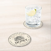 Imker Ivoor Skep Honing Promotie Onderzetter (Insitu)