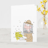 Imker Kaart (Gele Bloem)