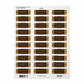 Imker pureraw boerderij Imker Etiket (Full Sheet)