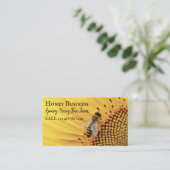 Imker raat pure raw farm Bijenhouder Visitekaartje (Staand voorkant)