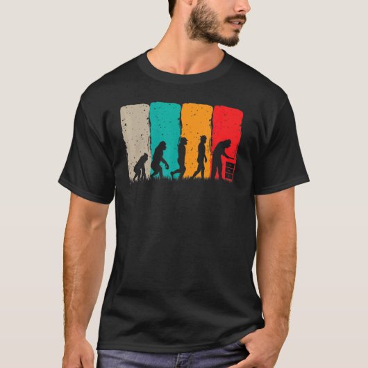 Imker Retro Evolutie T-shirt (Voorkant)