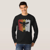imker retro stijl t-shirt (Voorkant volledig)