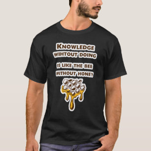 Imker Zegt Met Honingbijen Bijenkorf T-shirt