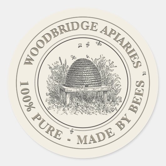 imkeraar - etiket honingbijenkuiken (Voorkant)