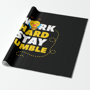Imkercadeau   Bij Werkt Hard Blijf Tuimelaar Cadeaupapier