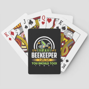 Imkercadeau   Een Imker Loopt, Jij Zou Dat Ook Moe Pokerkaarten