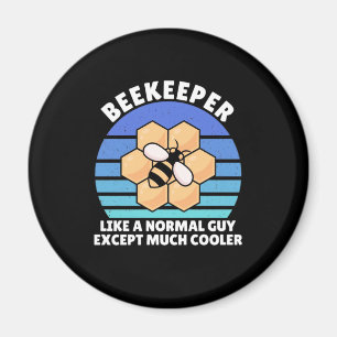Imkercadeau Imker Retro Vintage Magneet