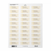 Imkerhoningraat Diamant Adreslabel Etiket (Full Sheet)
