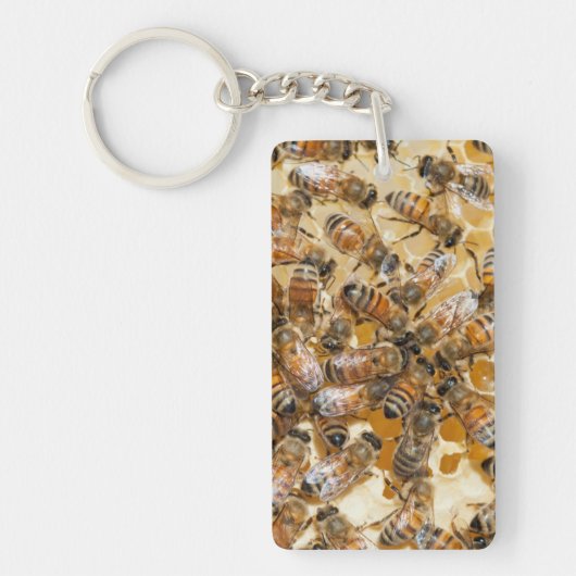 Imkerij bij Arlo's Honey Farm Sleutelhanger (Voorkant)