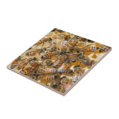 Imkerij bij Arlo's Honey Farm Tegeltje (Zijkant)