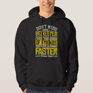 Imkerontwerp voor mannen en vrouwen, honingbij hoodie