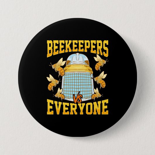 imkers en iedereen ronde button 7,6 cm (Voorkant)