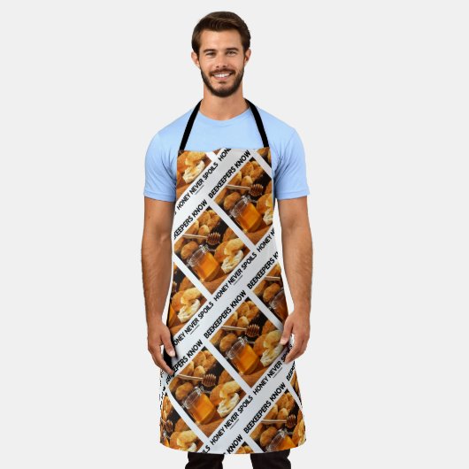 Imkers weten dat honing nooit bederft schort (Gedragen)