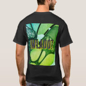 IMLA 007u Zwart T shirt met Groene Neon (Achterkant)