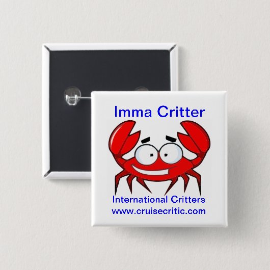 Imma Critter Button (Voorkant /achterkant)