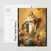 Immaculair begrip met Cherubs - Tiepolo Briefkaart (Voorkant / Achterkant)
