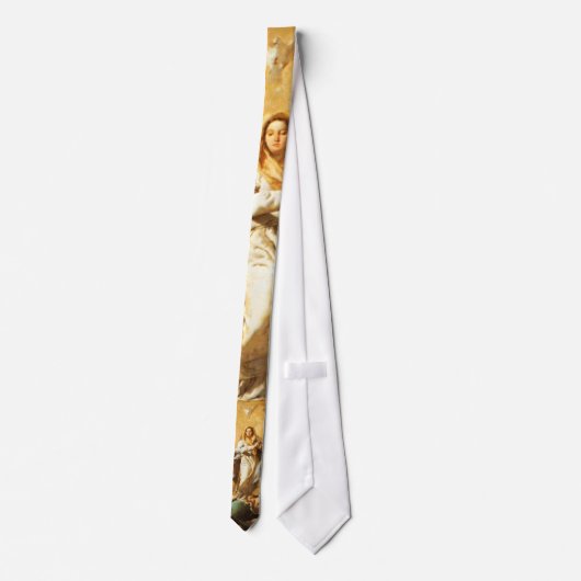 Immaculair begrip met Cherubs - Tiepolo Stropdas (Achterkant)