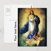 Immaculair begrip van Maagd Mary - Murillo Briefkaart (Voorkant / Achterkant)