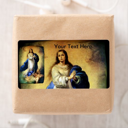 Immaculair begrip van Maagd Mary - Murillo Etiket (Insitu)