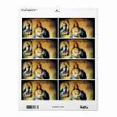 Immaculair begrip van Maagd Mary - Murillo Etiket (Full Sheet)