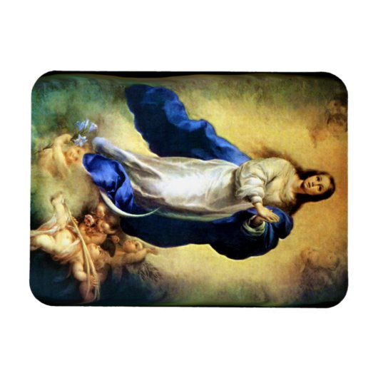 Immaculair begrip van Maagd Mary - Murillo Magneet (Horizontaal)