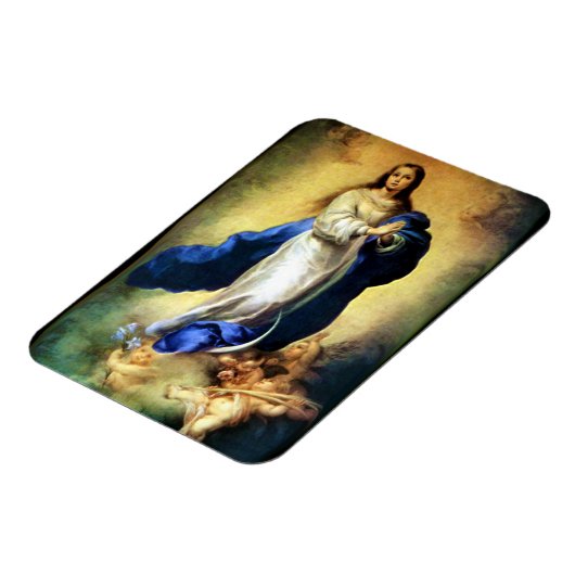Immaculair begrip van Maagd Mary - Murillo Magneet (Linkerzijde)
