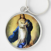 Immaculair begrip van Maagd Mary - Murillo Sleutelhanger (Voorkant)