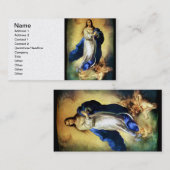 Immaculair begrip van Maagd Mary - Murillo Visitekaartje (Voorkant / Achterkant)