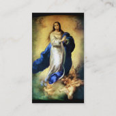 Immaculair begrip van Maagd Mary - Murillo Visitekaartje (Achterkant)