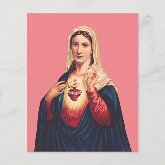 Immaculair hart van Maagd Mary (Voorkant)