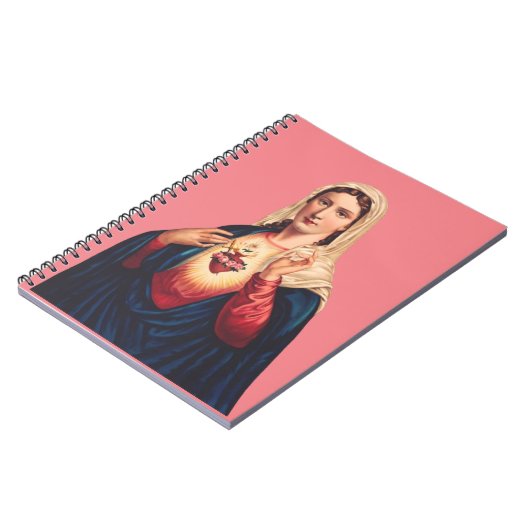 Immaculair hart van Maagd Mary Notitieboek (Linkerzijde)