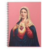 Immaculair hart van Maagd Mary Notitieboek (Voorkant)