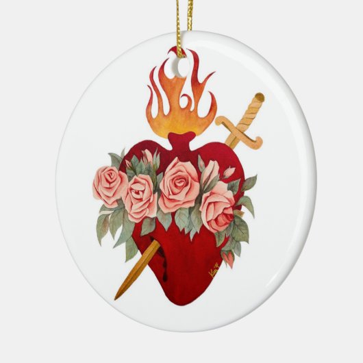 Immaculair hart van Mary Ceramic Ornament (Links)