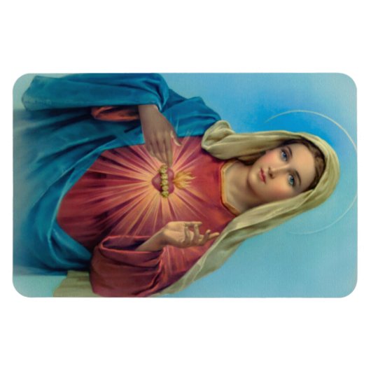 Immaculair hart van Mary Magneet (Horizontaal)