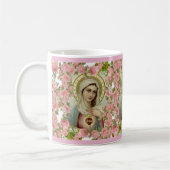 Immaculair hart van Mary Roses Koffiemok (Links)