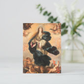 Immaculair vermoeden van conceptie Virgin Palomino Briefkaart (Staand voorkant)